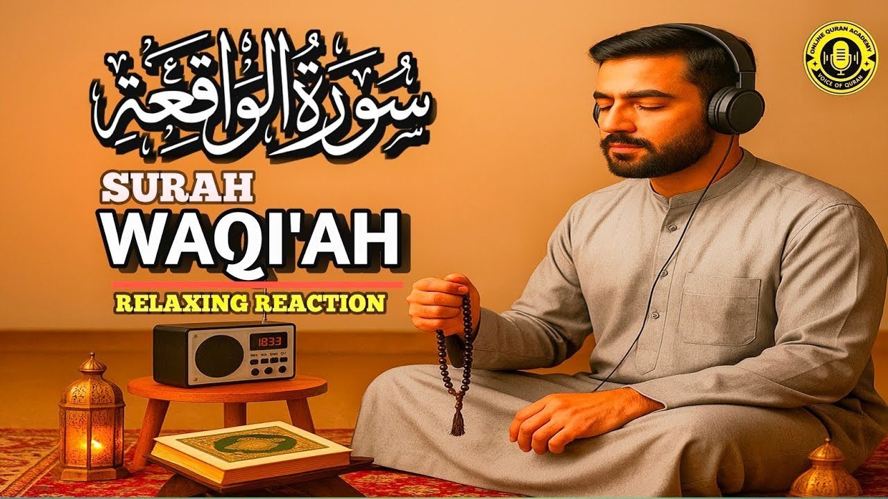 سورۃ الواقعہ | دل کو سکون دینے والی تلاوت | Surah Al-Waqiah Beautiful Recitation