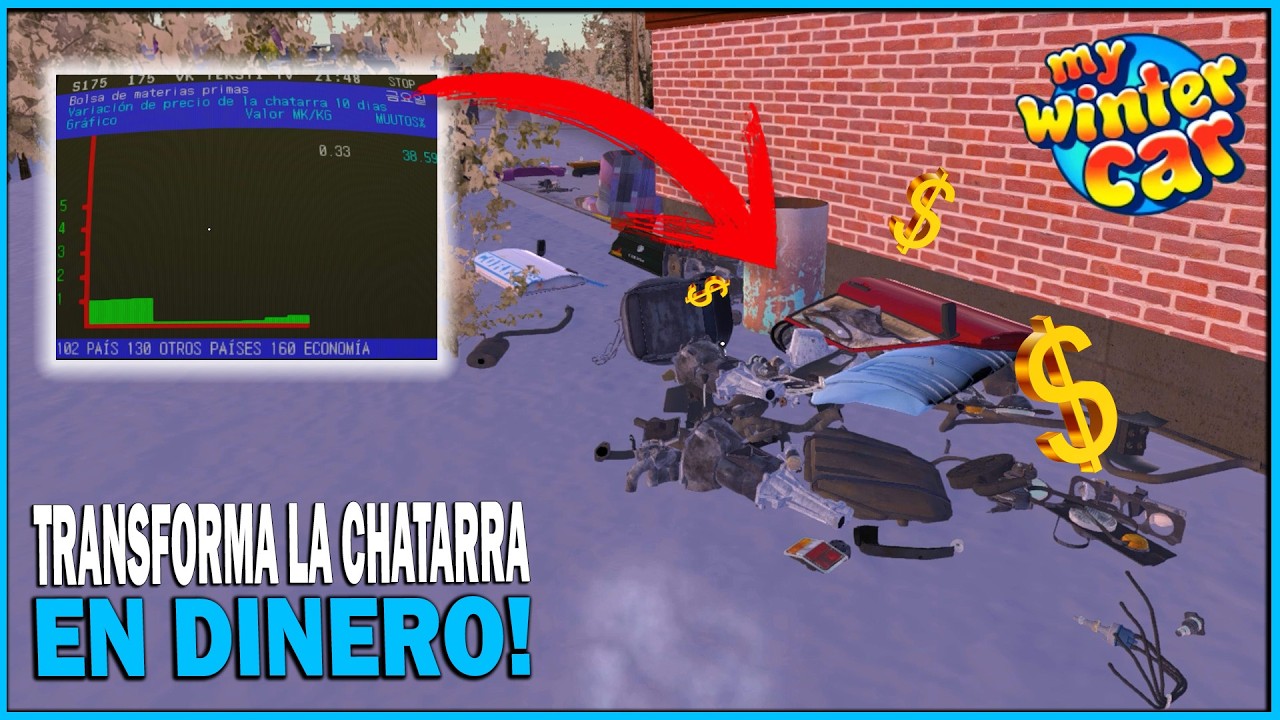 💵 Vendiendo TODA la Chatarra por MUCHO DINERO en My Winter Car