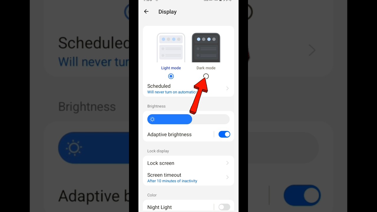 Realme c53 4g dark theme Settings | #how to on dark theme on realme c53 4g #shorts #tech