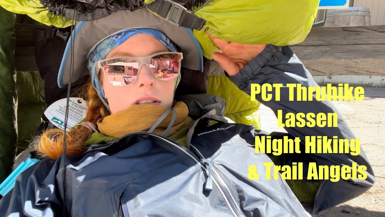 Pacific Crest Trail Day 98-100-Trail Angels, Lassen NP, Night Hiking, & a Gorgeous Sunset 🌅