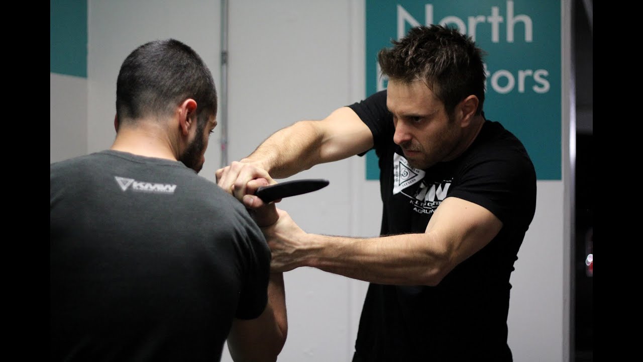 Knife Threat Defense - Krav Maga Technique - KMW Krav Maga Self Defense w/ AJ Draven