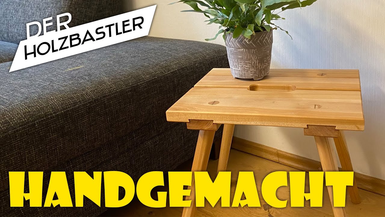 Echte Handarbeit - So baust du den Hocker aus der Holzwerken #83