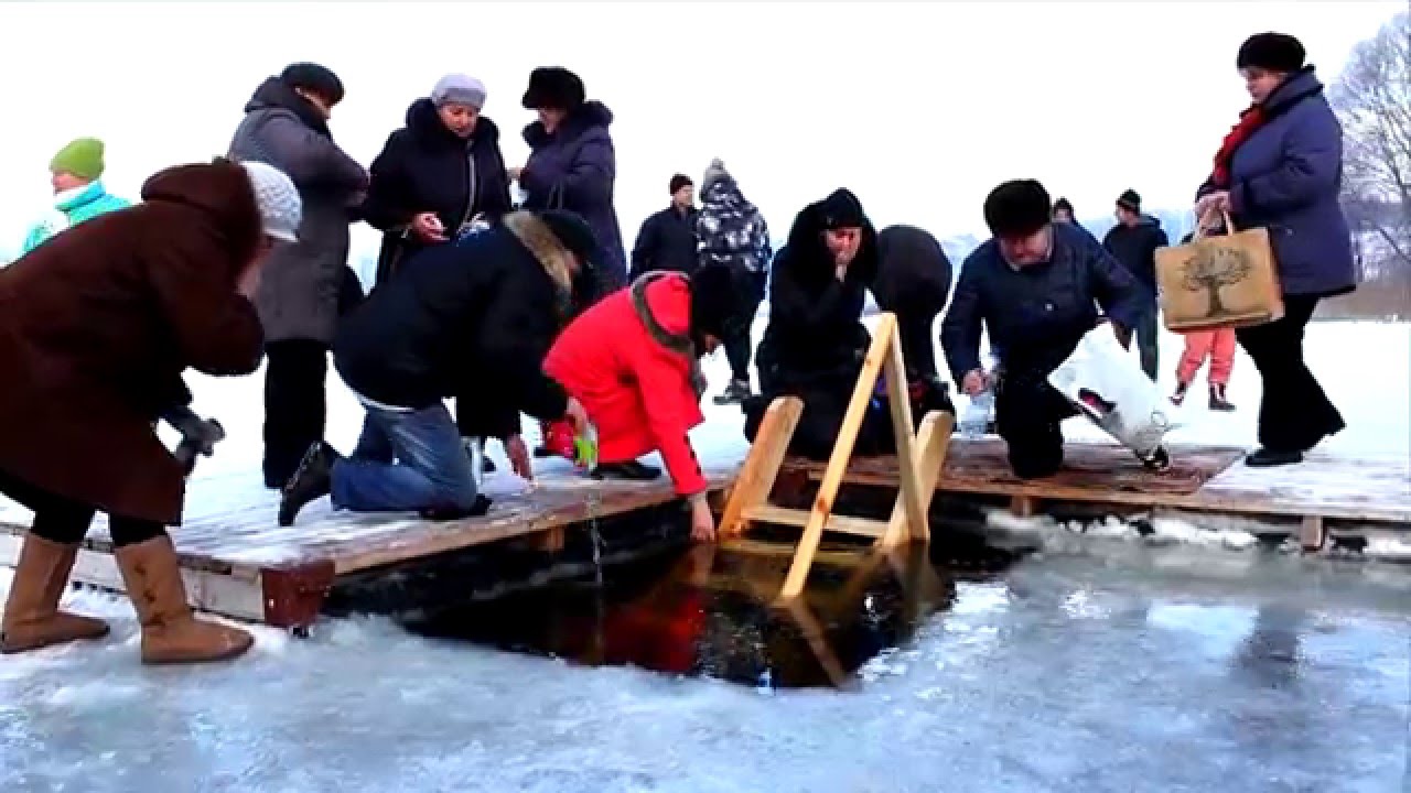 Крещение в Краславе 19.01.2016