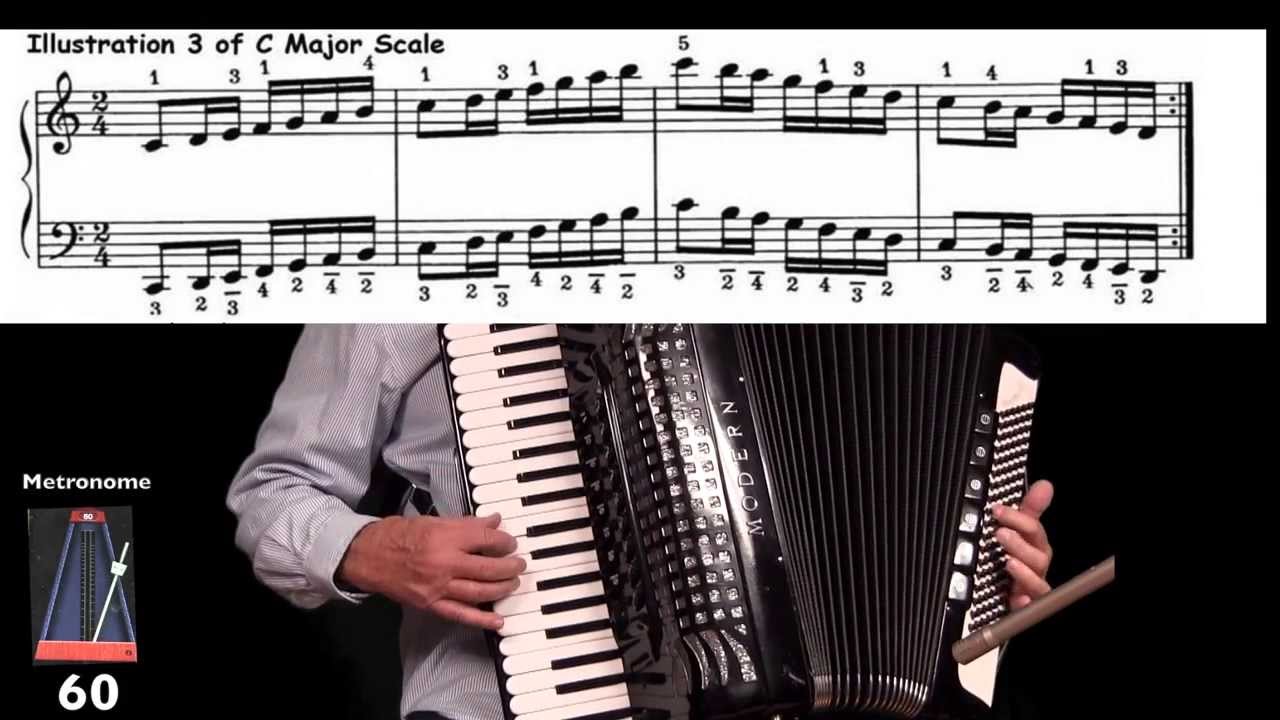 Accordion Lesson #3, Major Scales and Chords, Improve Your Playing, Lee Terry Meisinger -