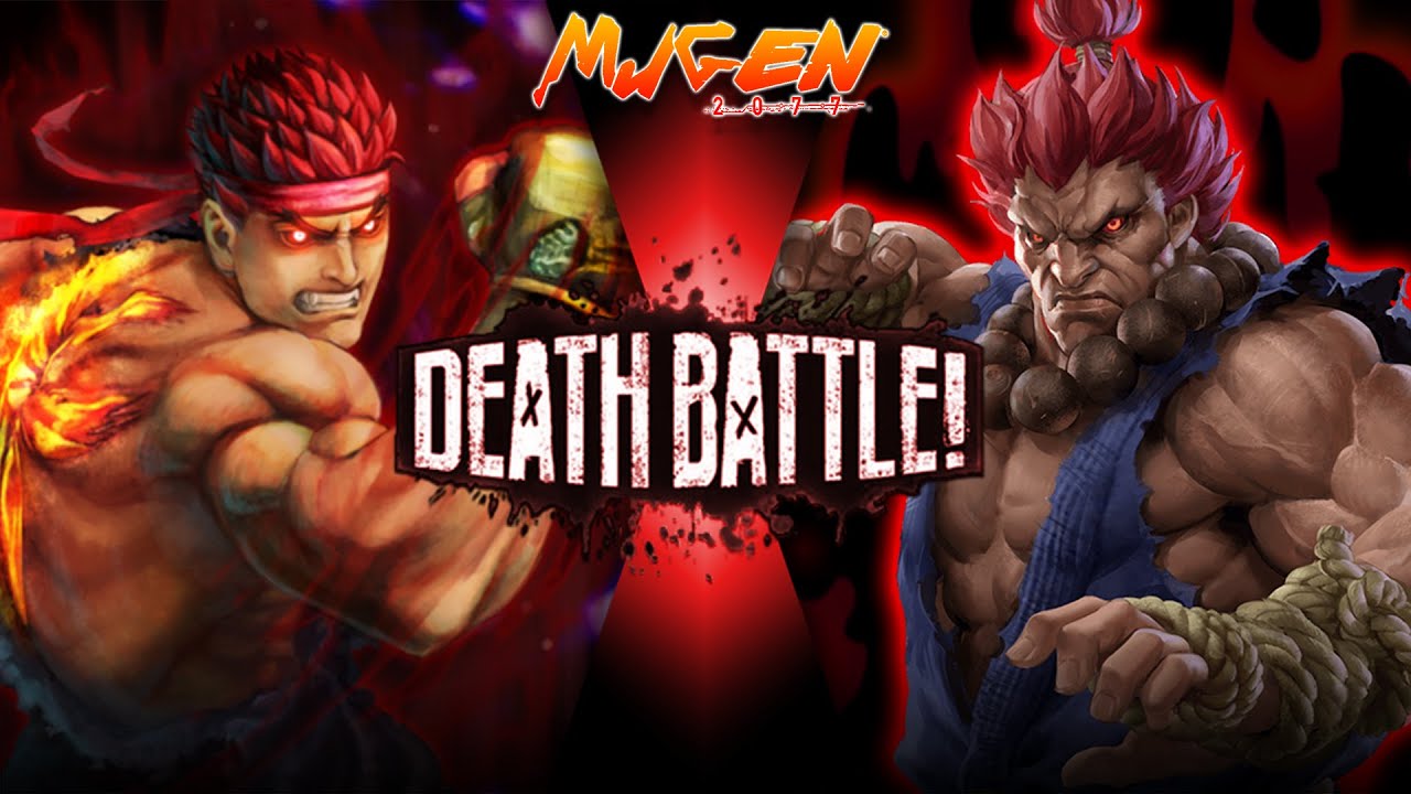 MUGEN 2077: Evil Ryu VS Akuma (Both Mr. Ansatsuken)