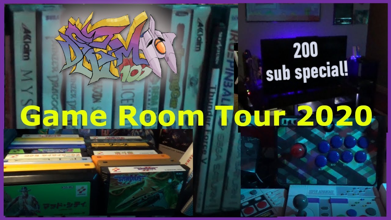 200 Subscribers Special: Dezm Game Room tour 2020