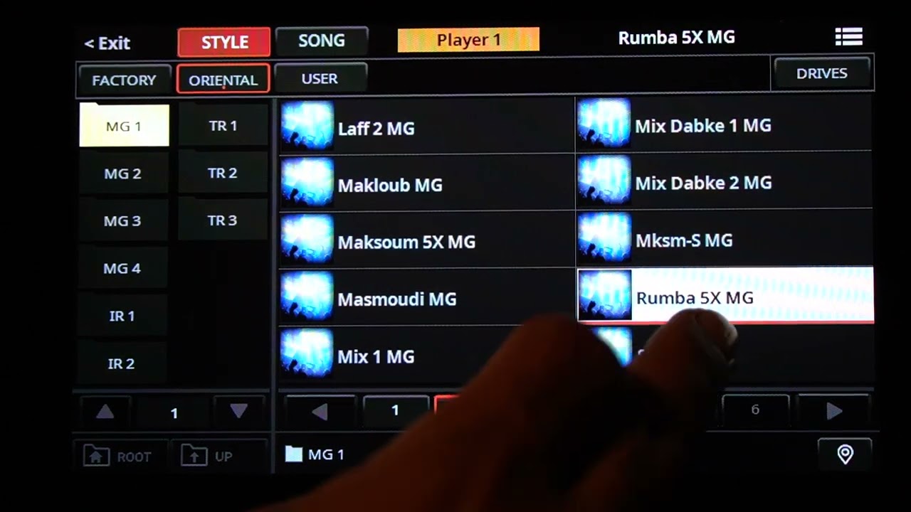 Korg PA5X Oriental Factory Rhythm Styles Demo Part 1- 1 אופיר נגר הדגמת מקצבים חלק