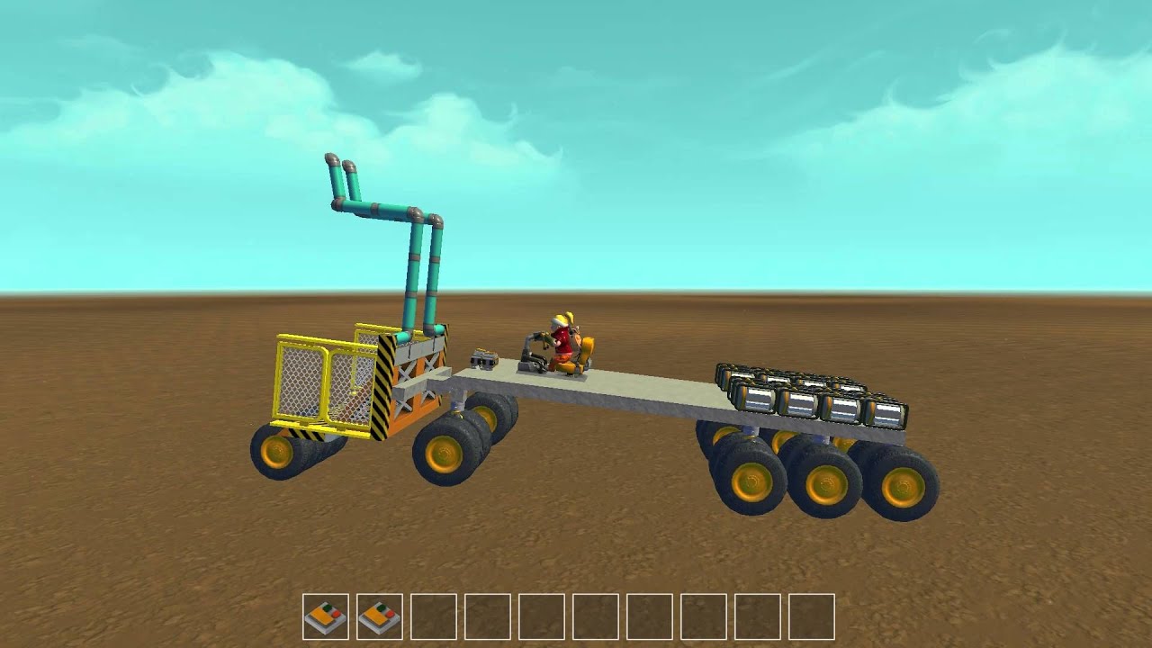 scrap mechanic fairly useable item bulldozer