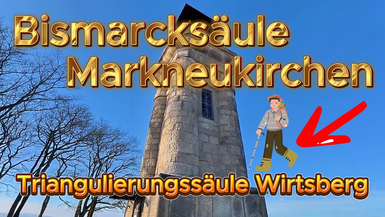 Markneukirchen Bismarcksäule/Triangulierungssäule Wirtsberg/Wandern im schönen Sachsen