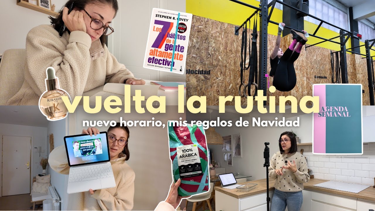 ¡HE VUELTO! Mis REGALOS de Navidad | Nueva RUTINA con nuevos HORARIOS