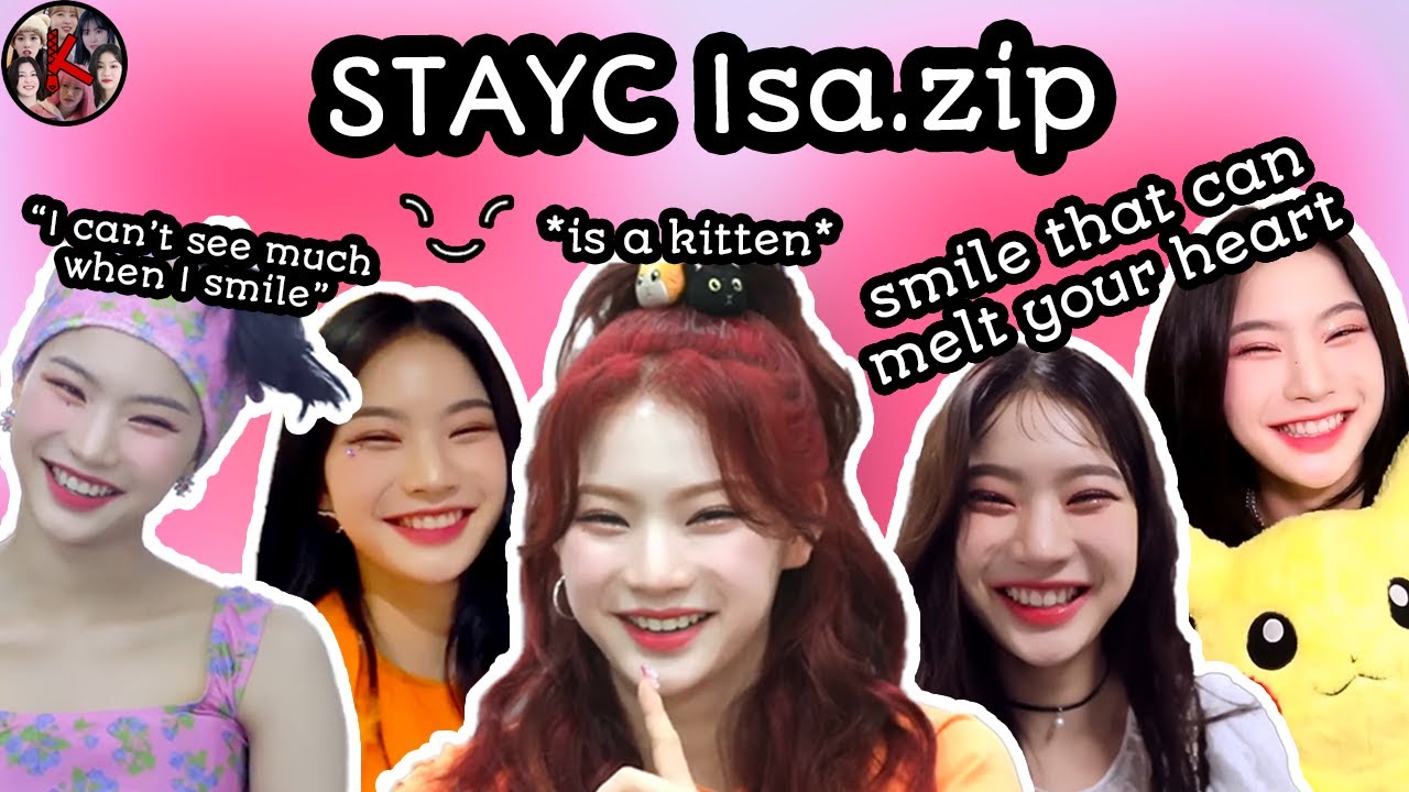 STAYC Isa.zip (STAYC's Eye Smile Princess ◝‿⁠◜ ) (Cute and Funny Moments)
