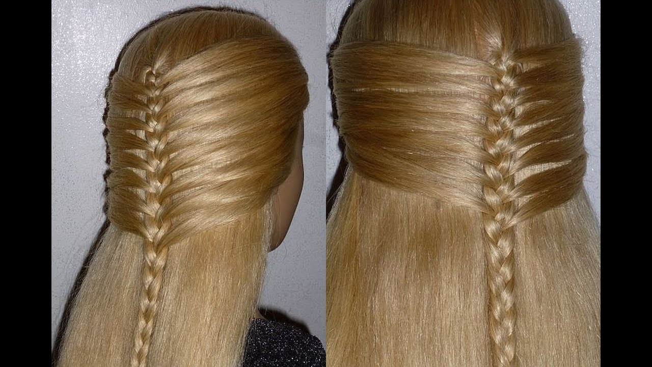 Französischer Zopf. Flechtfrisur für mittel/lange Haare. French Braid Hairstyle. Peinados faciles