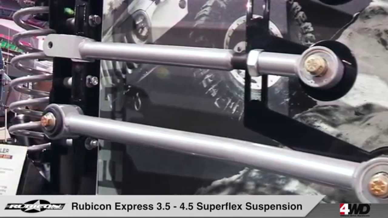 Rubicon Express 3.5 & 4.5 Inch Superflex Short Arm Suspension System