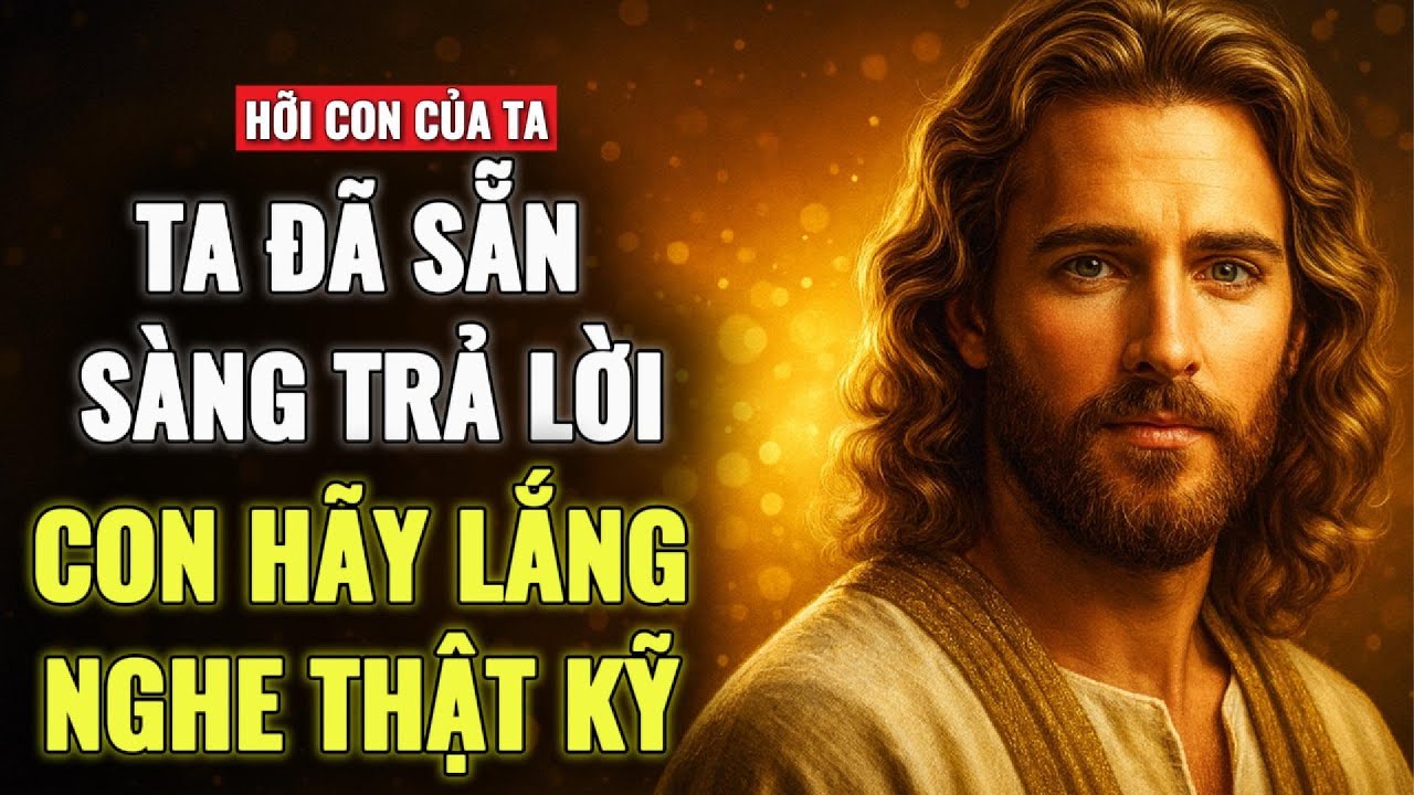 🔴  CON YÊU DẤU, TA CUỐI CÙNG CŨNG SẴN SÀNG TRẢ LỜI CON - HÃY LẮNG NGHE THẬT RÕ RÀNG