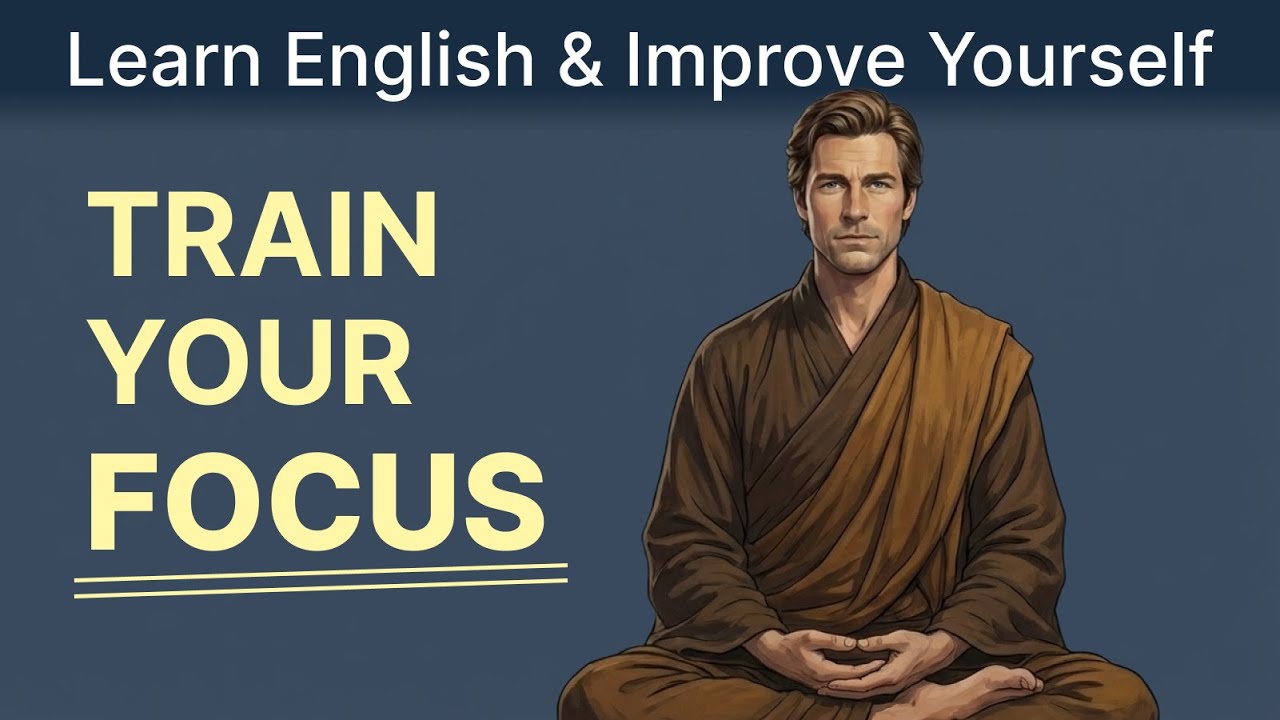 Stay Focused Like a Monk | A2 - B1 English Podcast