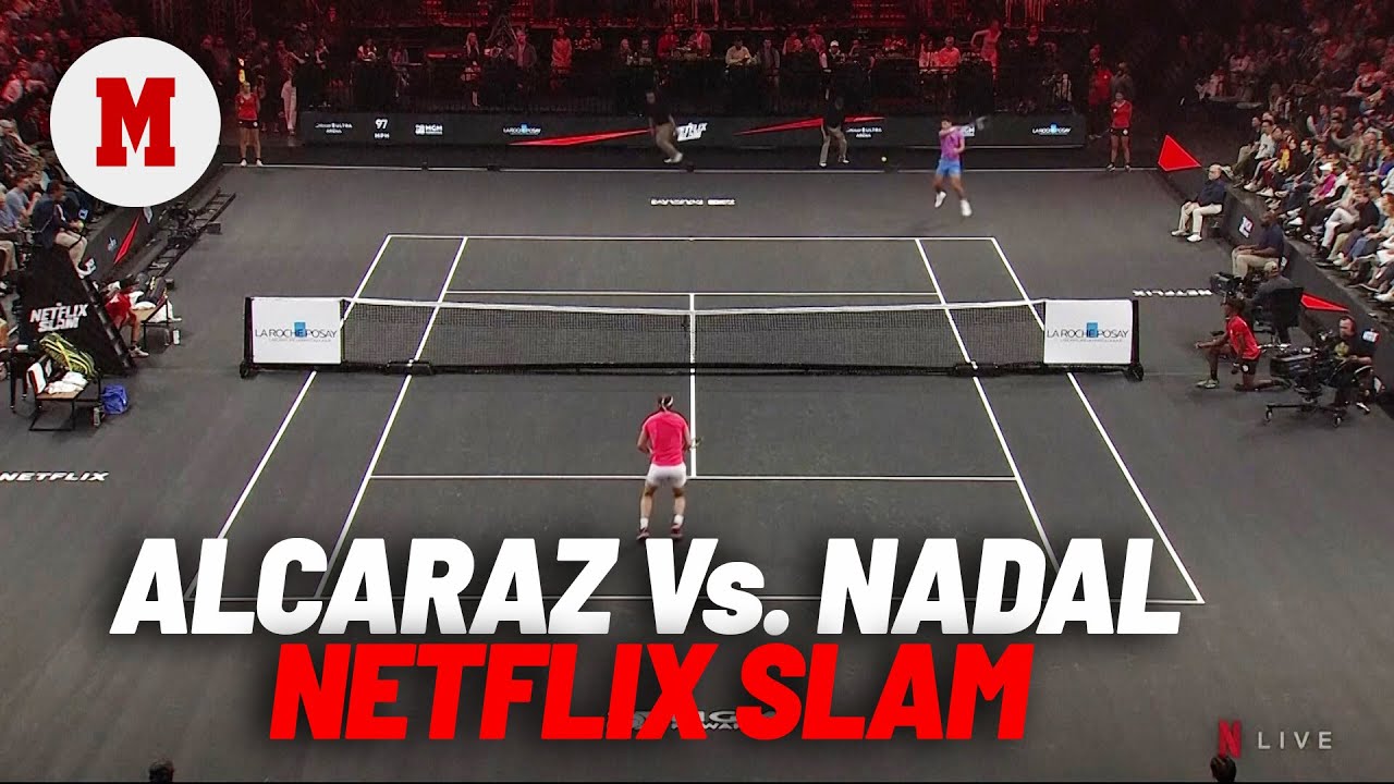 Carlos Alcaraz le gana a Rafael Nadal el Slam de Netflix en un final de pel&iacute;cula MARCA