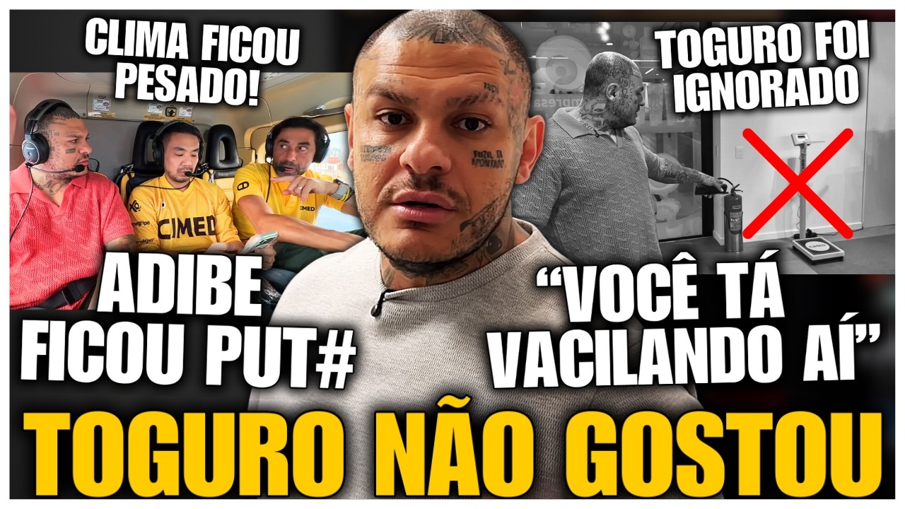 DEU RUIM! TOGURO LEVA UMA DURA DO JOÃO ADIBE NO HELICÓPTERO E ELE NÃO GOSTOU
