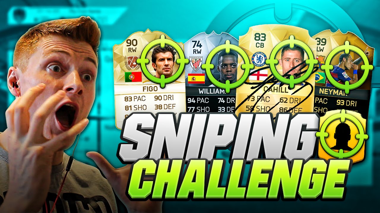 FIFA 16 - INSANE SNIPING CHALLENGE!!! SNIPING SUPER RARE AND EXTINCT PLAYERS!!!