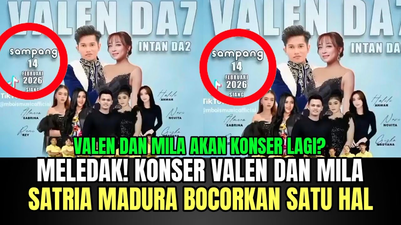 MELEDAK! Konser Valen dan Mila, Satria Madura Bocorkan Satu Hal!