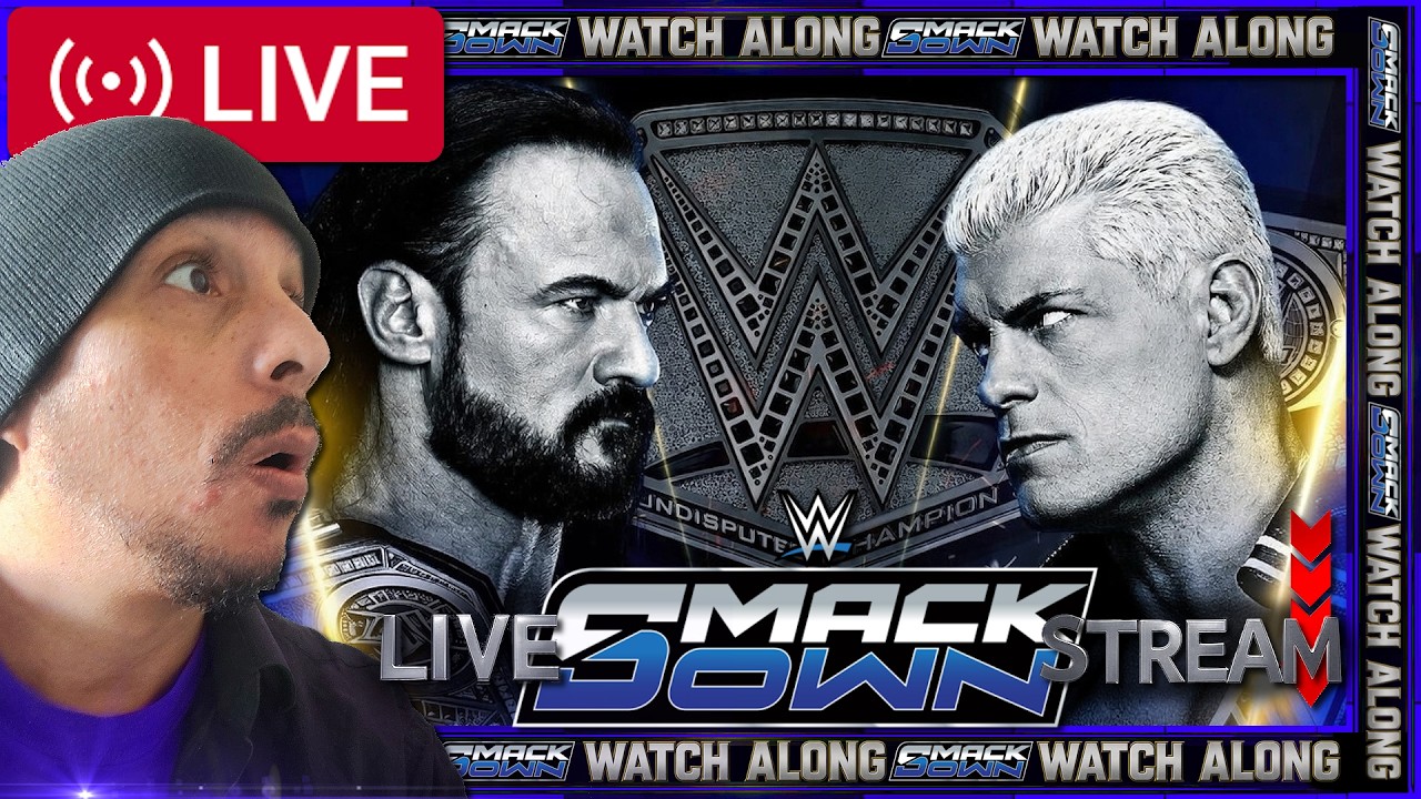 WWE SmackDown Live Stream 🔴 CODY vs DREW UNDISPUTED CHAMPIONSHIP! Watch Along Reaction 3/6/2026