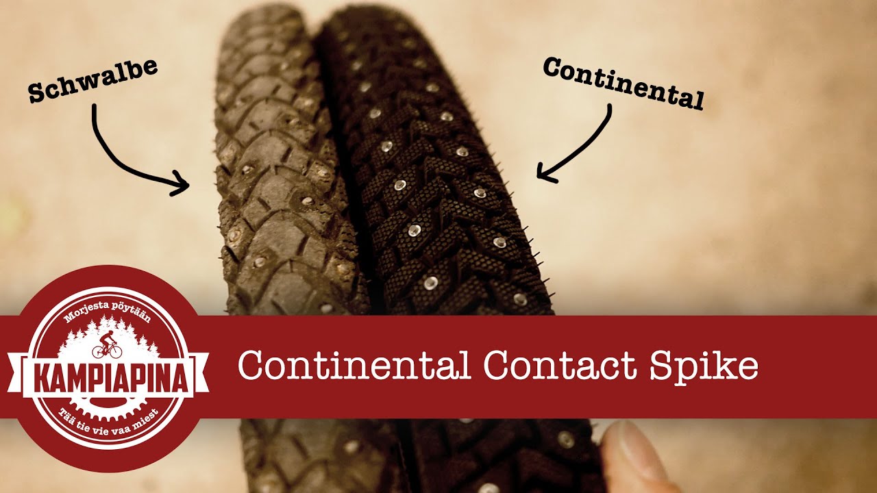 Testiin Continental Contact Spike -nastarenkaat (1/2)