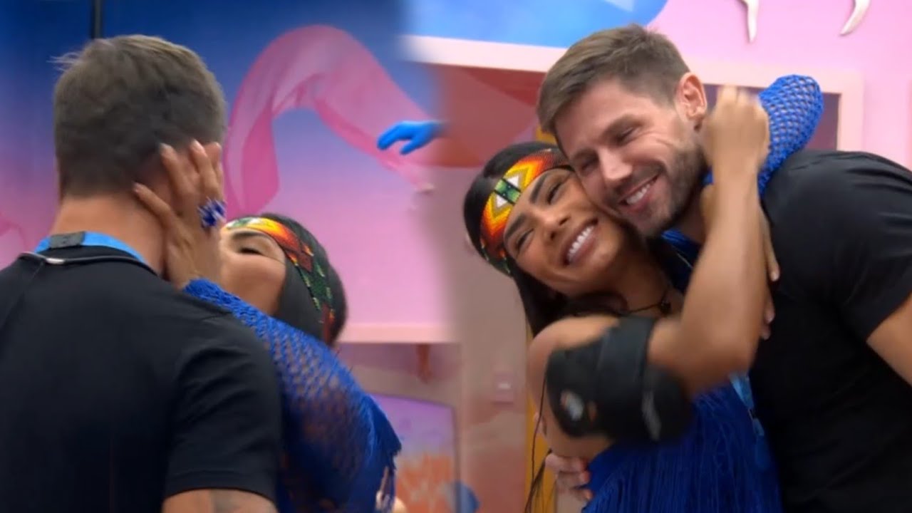 Jonas e Marciele se beijam após ela volta sair no bate volta 🔥