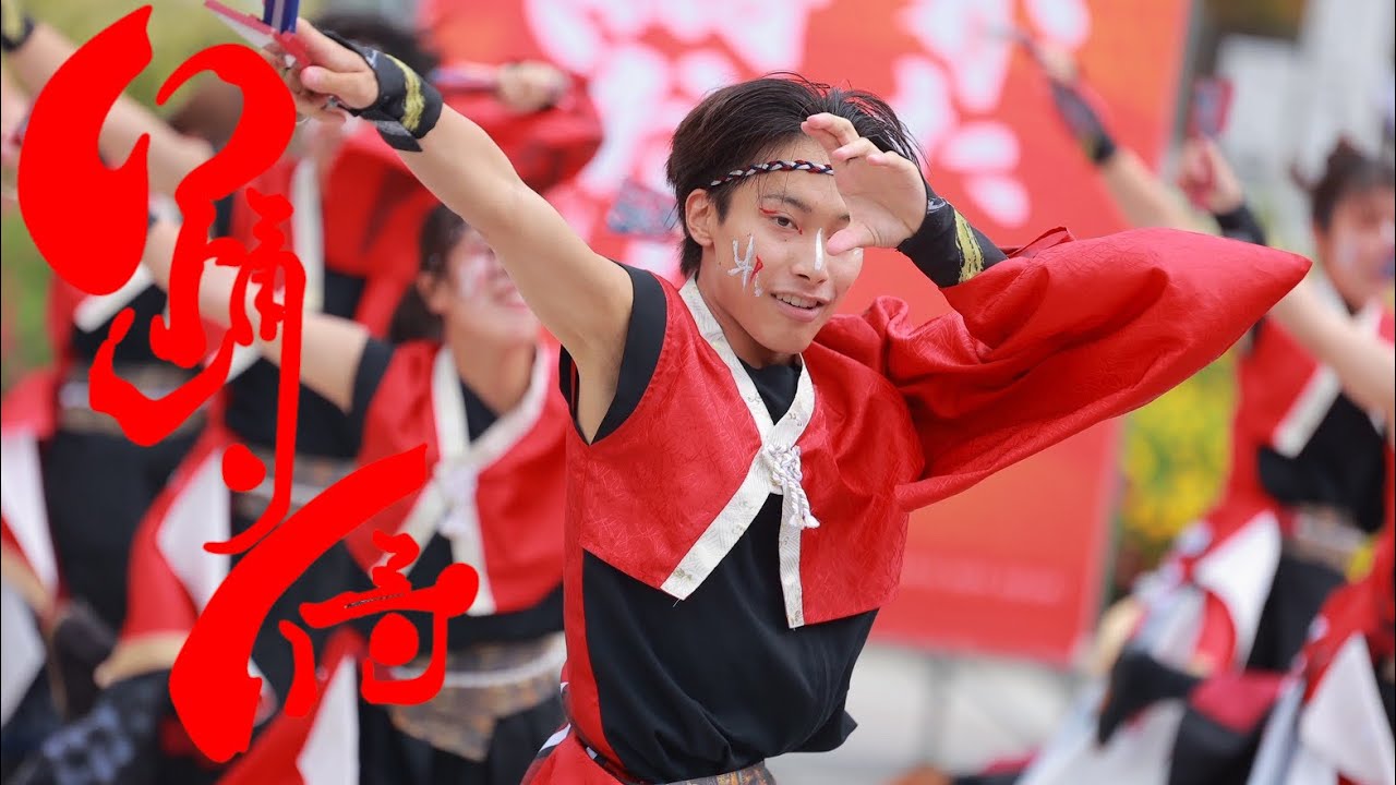 【公式】踊り侍 25 唯我 にいがた総おどり 新潟駅南口広場【2回生演舞】