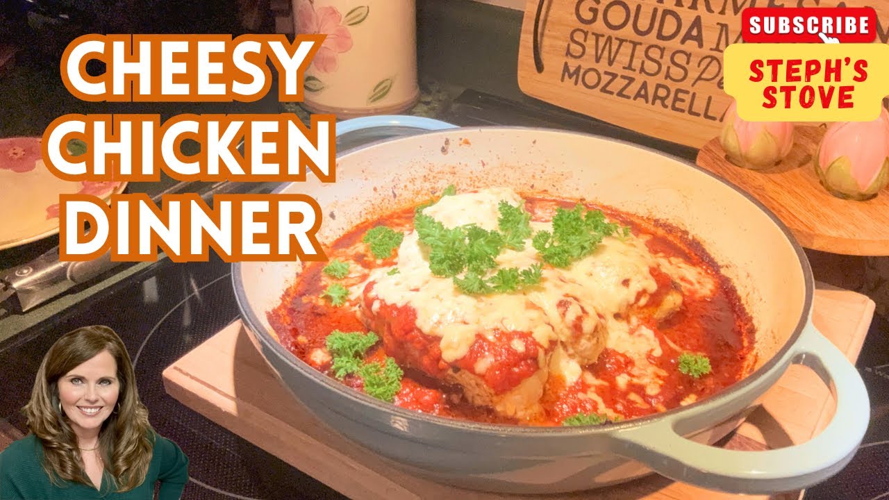 Cheesy Mozzarella Chicken | Easy One-Pan Chicken Dinner - Steph’s Stove 