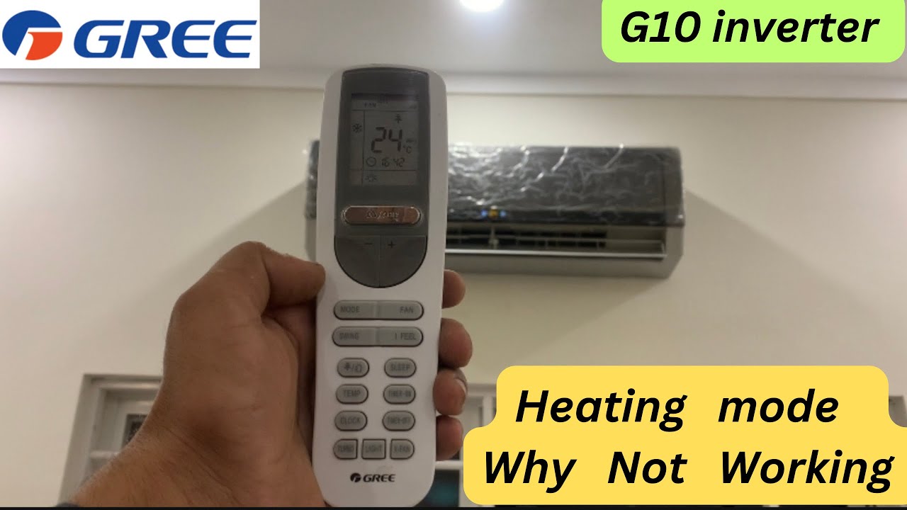 Inverter ac convert to heating mode || gree g10 inverter ac convert to heating mode