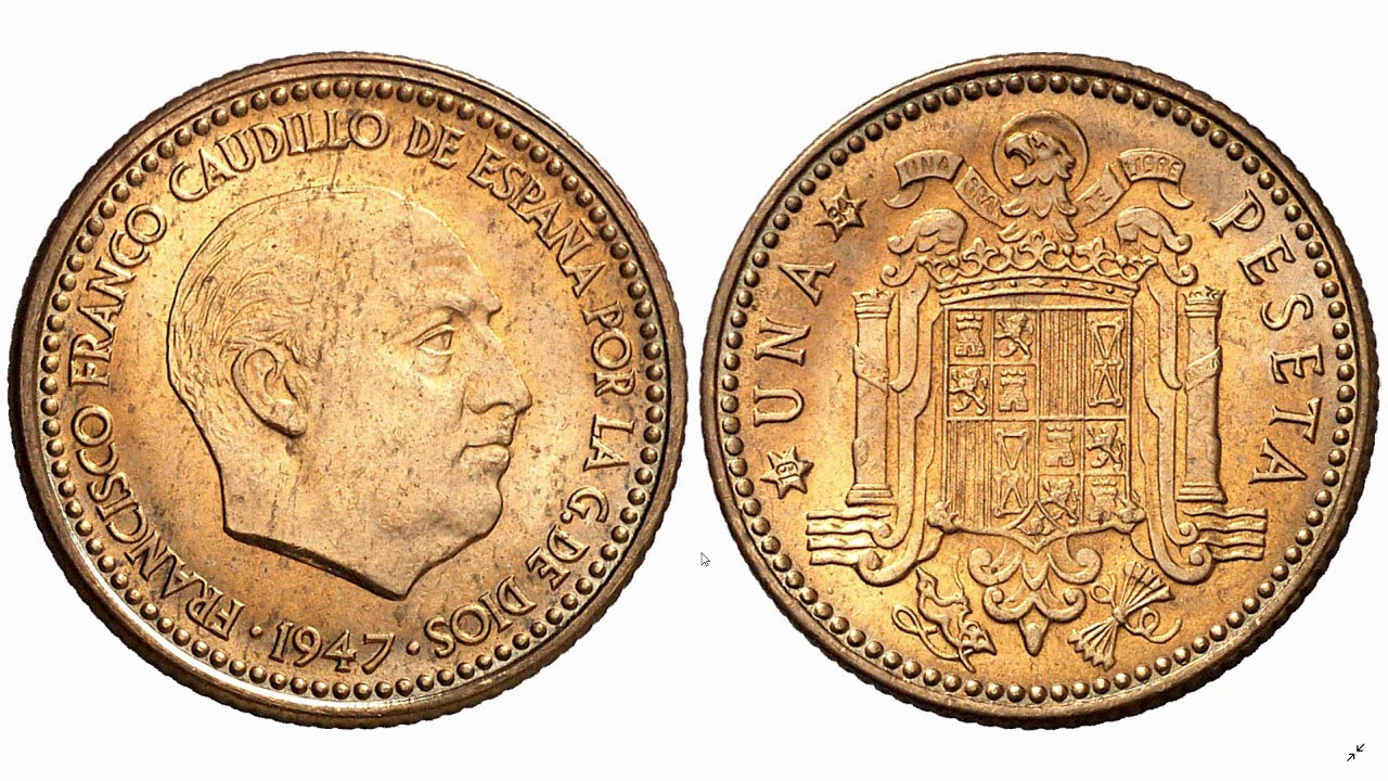 Cuánto valen las pesetas de Franco y cómo clasificarlas