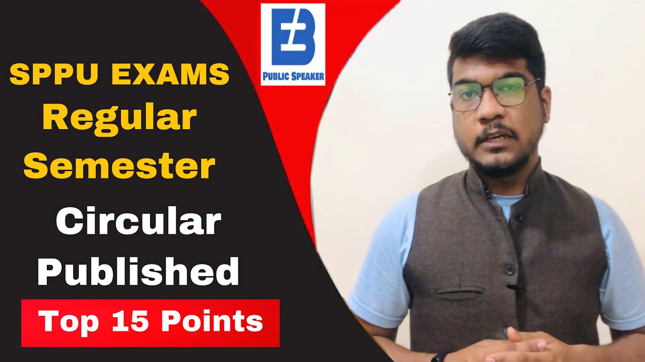 Circular Published | SPPU | Regular Semester Exam | Pune University