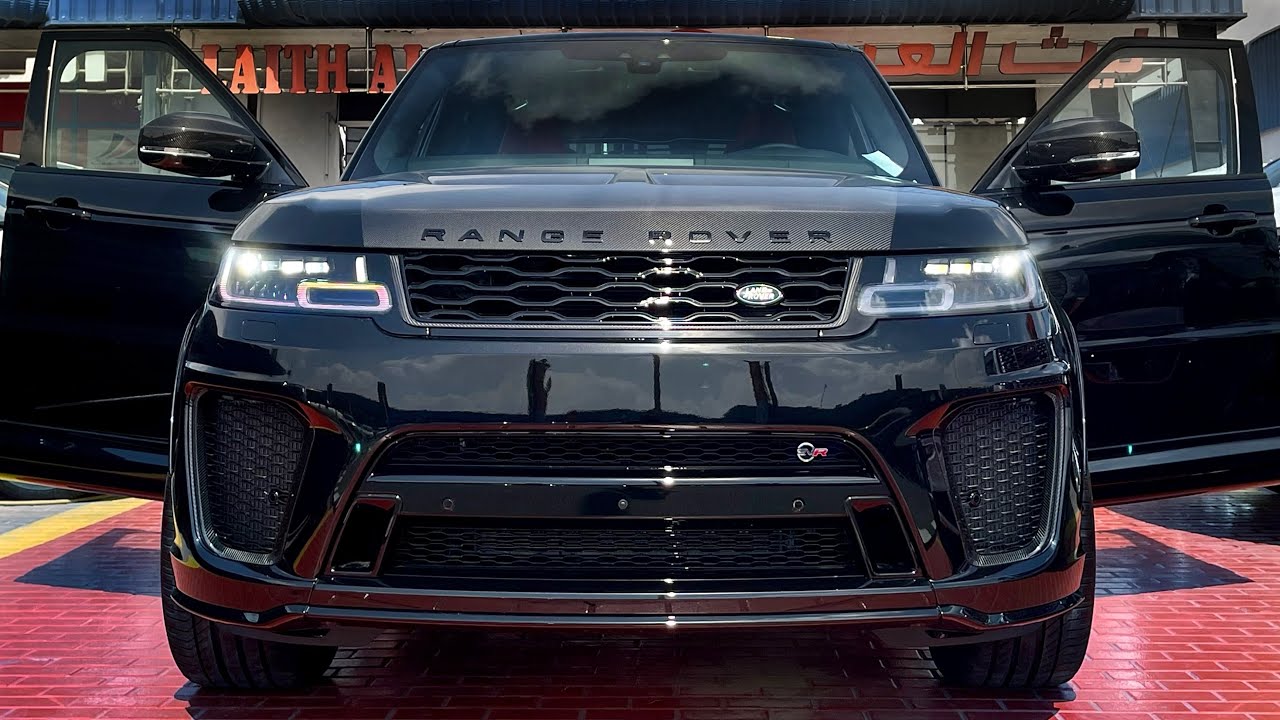 New 2022 Range Rover Sport SVR Black: Extremely Brutal Beast!