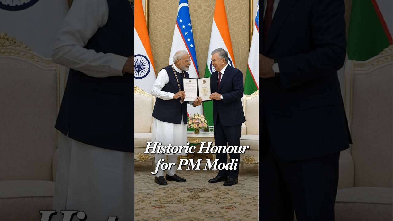 PM Modi Conferred Uzbekistan&rsquo;s Highest State Honour
