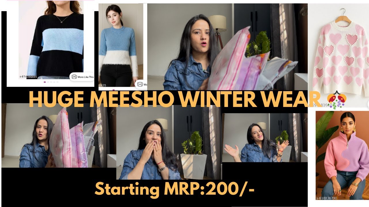 Must have winter wear!!sweaters,pullovers,jackets,sweatshirts,t-shirts#meeshofinds #meeshowinterhaul