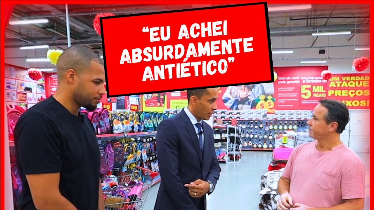 VEJA COMO GERENTE AGIU EM REPORTAGEM