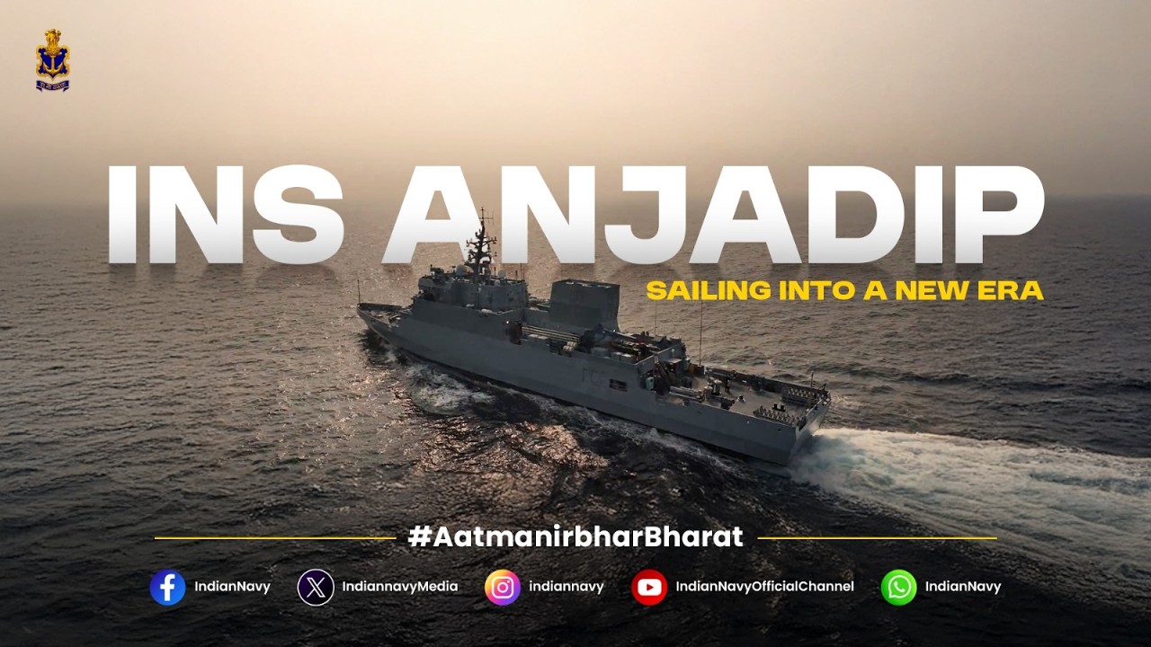 INS Anjadip Commissioning Ceremony