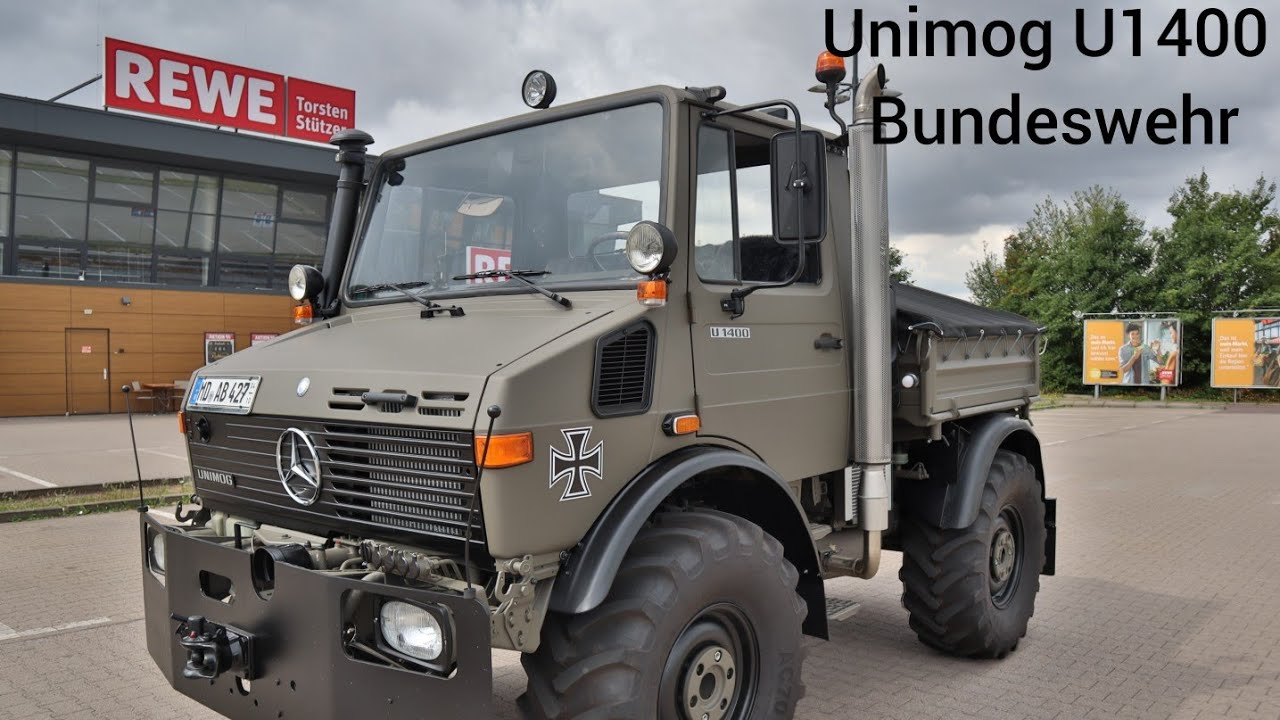 Unimog Bundeswehr U1400 Flugzeugschlepper
