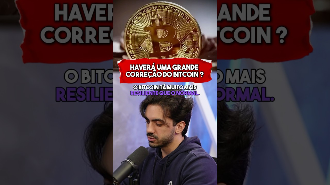 BITCOIN VAI CORRIGIR? #Shorts