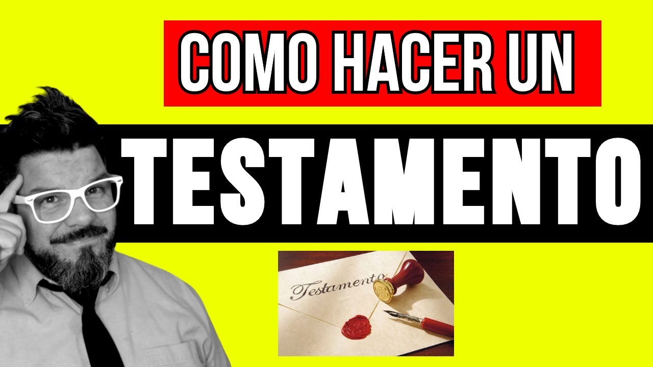 ✔️ &iquest; COMO hacer un TESTAMENTO ? - As&iacute; debe ser  un TESTAMENTO OLOGRAFO - Sucesi&oacute;n testamentaria