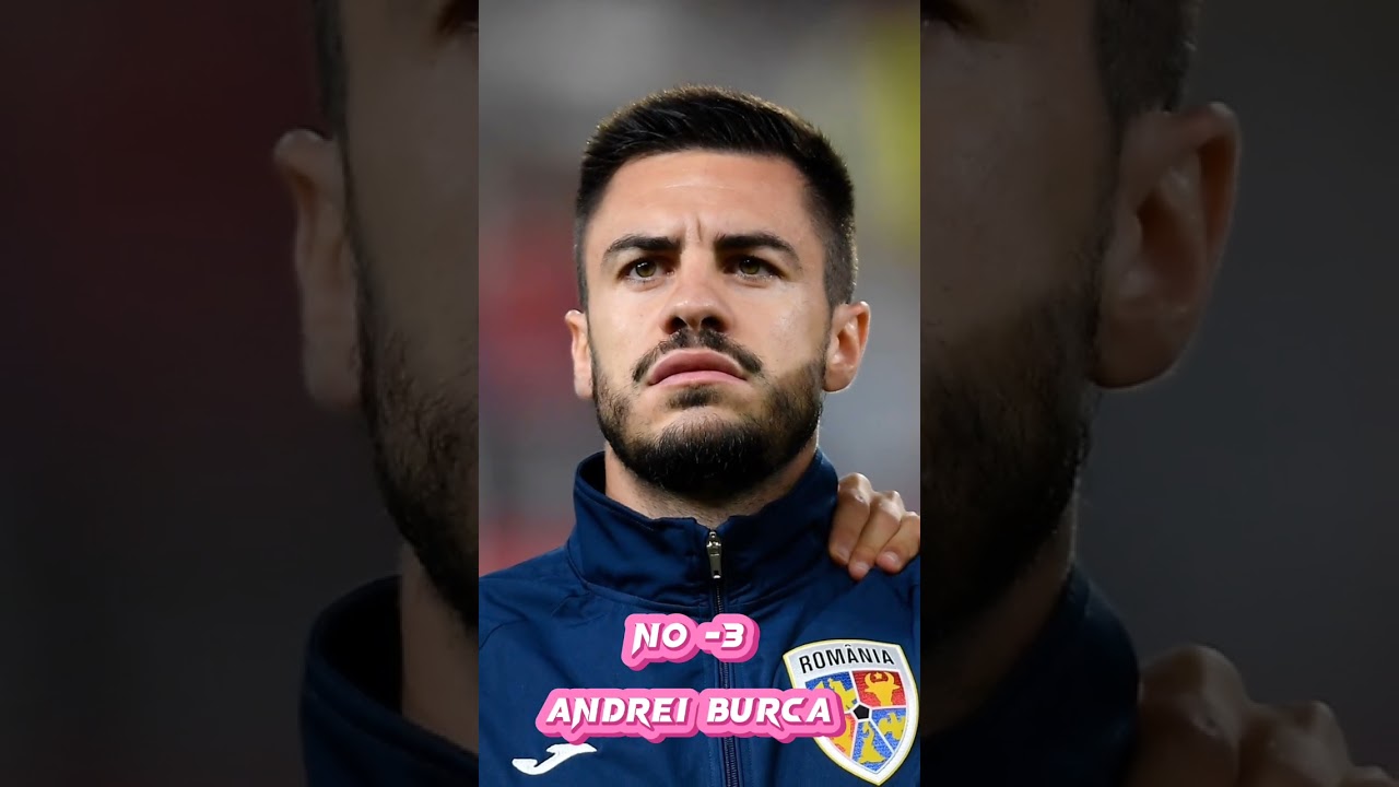 Top 5 Best players in  Romania  | #shorts #football #defanders #top5sports #sports