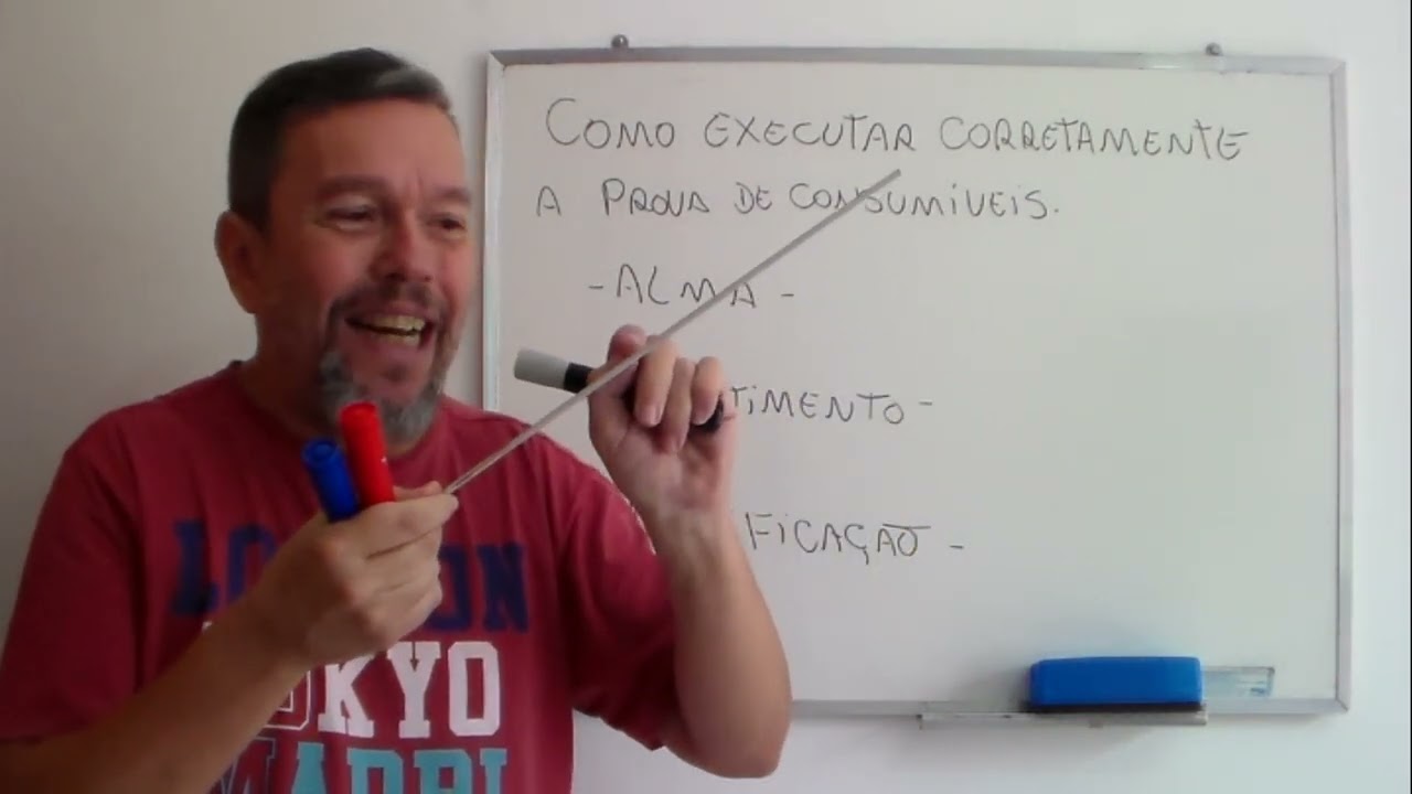 Como executar corretamente a prova de consumíveis
