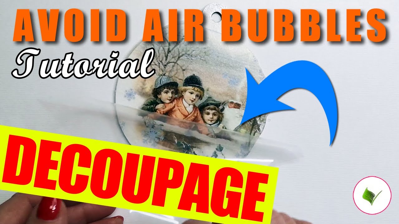 DECOUPAGE Mastery: Avoid Air Bubbles with This Trick!