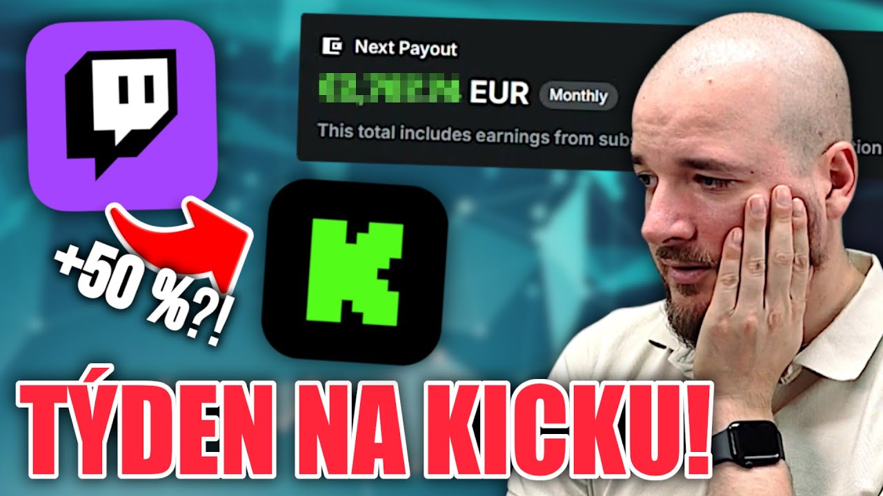 Kolik jsem vydělal po t&yacute;dnu streamov&aacute;n&iacute; na Kicku?