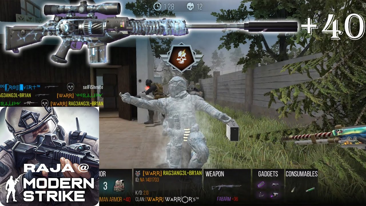 Modern Strike Online, DM testing MSG-90 maxed