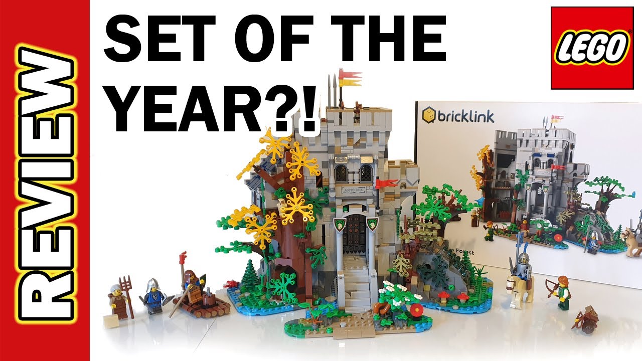 LEGO Set of the Year?! Castle in the Forest Review, Unboxing, Time lapse Speed Build Set 910001