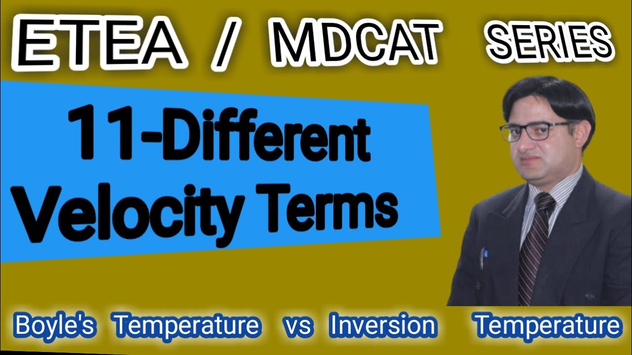 Root mean Square velocity || Average Velocity || Most probable velocity || State of Matter-1