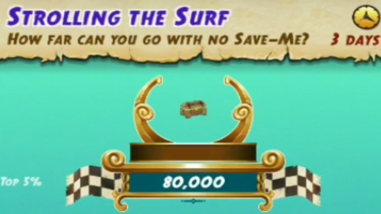 Temple Run 2 Pirate Cove Strolling The Surf New Global Challenge