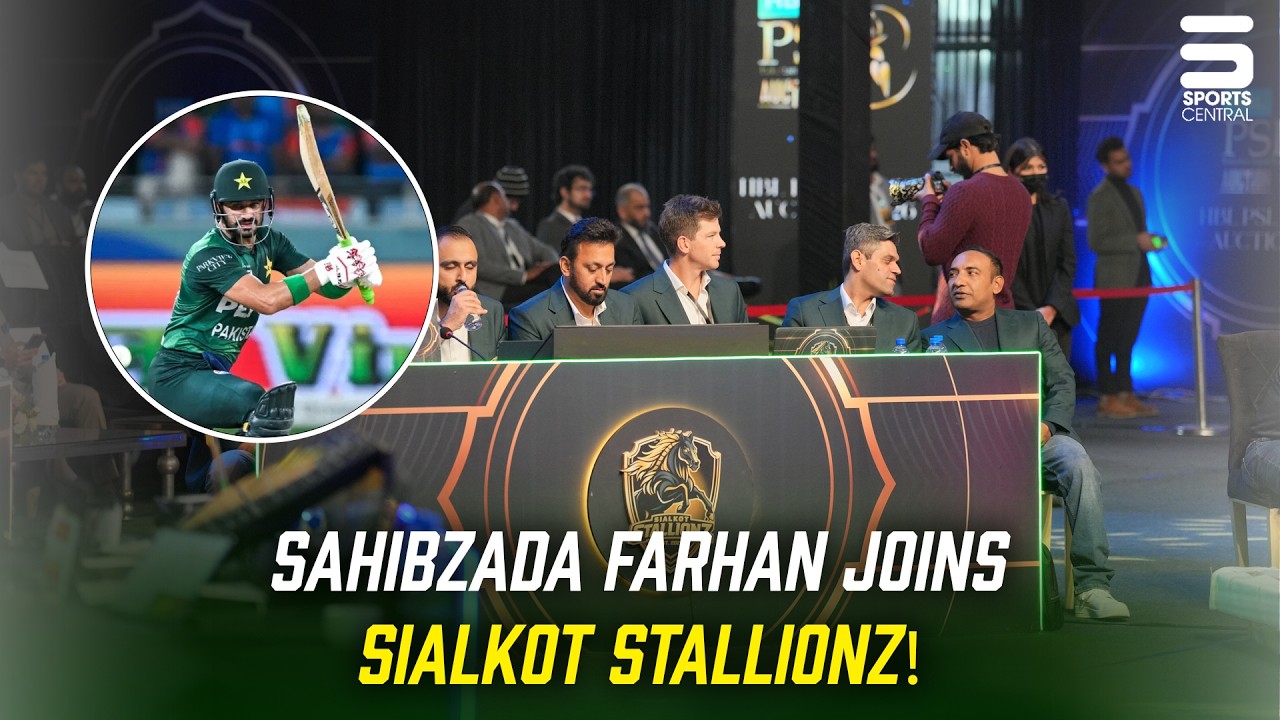 💚 Game-Changer! Sahibzada Farhan Sold to Sialkot Stallionz | HBL PSL 11 | MX1J