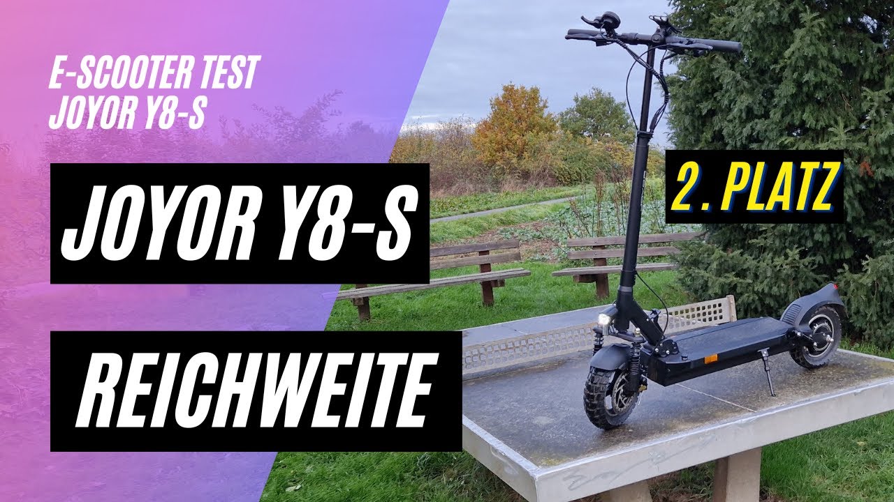 🛴 Joyor Y8-S 🏆 Reichweitentest - Platz 1 knapp verfehlt 🌟 Nur 624€ 🌟 (48V, 26AH, 500W)