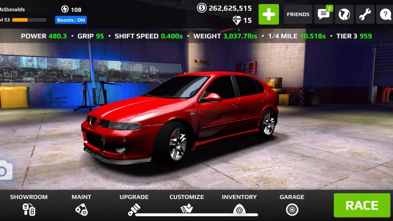 Rush racing 2: Leon 959 no drop tune